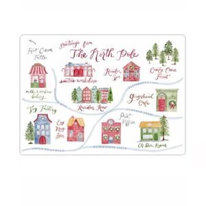 North Pole Holiday Magnet